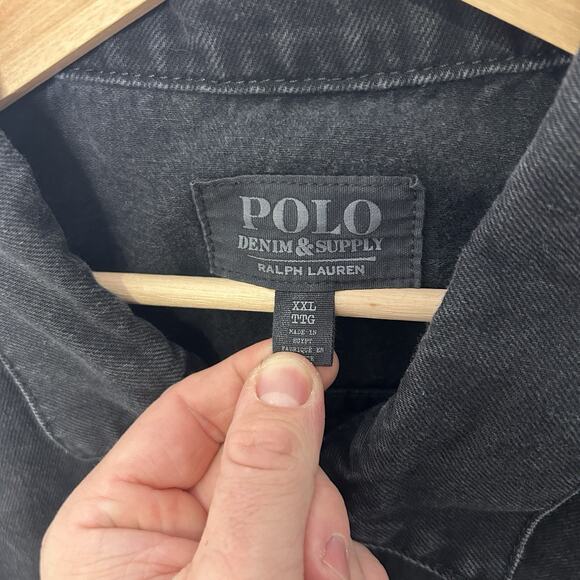 Polo Ralph Lauren Denim & Supply Jean Jacket “Black Camo” - Picture 6 of 7